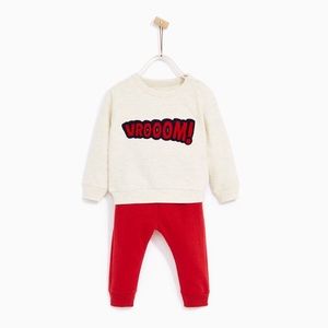 SOLD! Zara Baby Vroom Sweatshirt